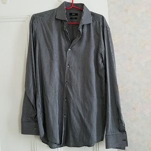 BOSS Hugo Boss Striped Shirt - 40/15-3/4